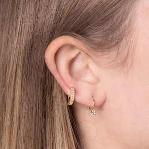 Pendiente Circonita Ear-Cuff  Gold