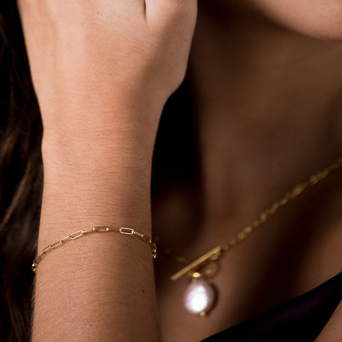 Pulsera Eslabones Gold