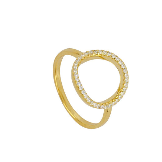 Anillo Circonitas Gold