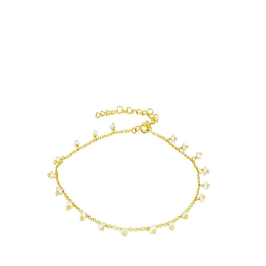 Pulsera Perlas Gold