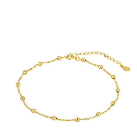 Pulsera Cadena Bolitas Gold